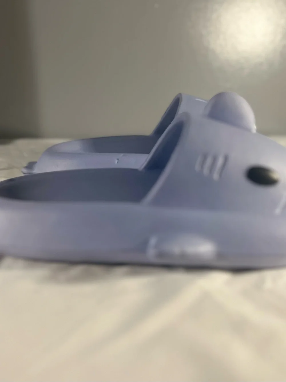 Light Blue Shark Slides Slippers – Unisex